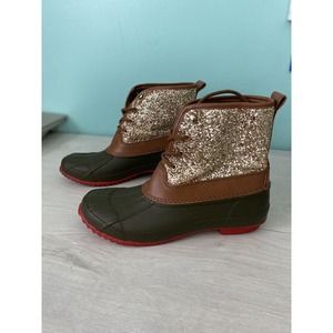 Gianni Bini Sparkly‎ Upper Rubber Women's Rain Boots Size 9M